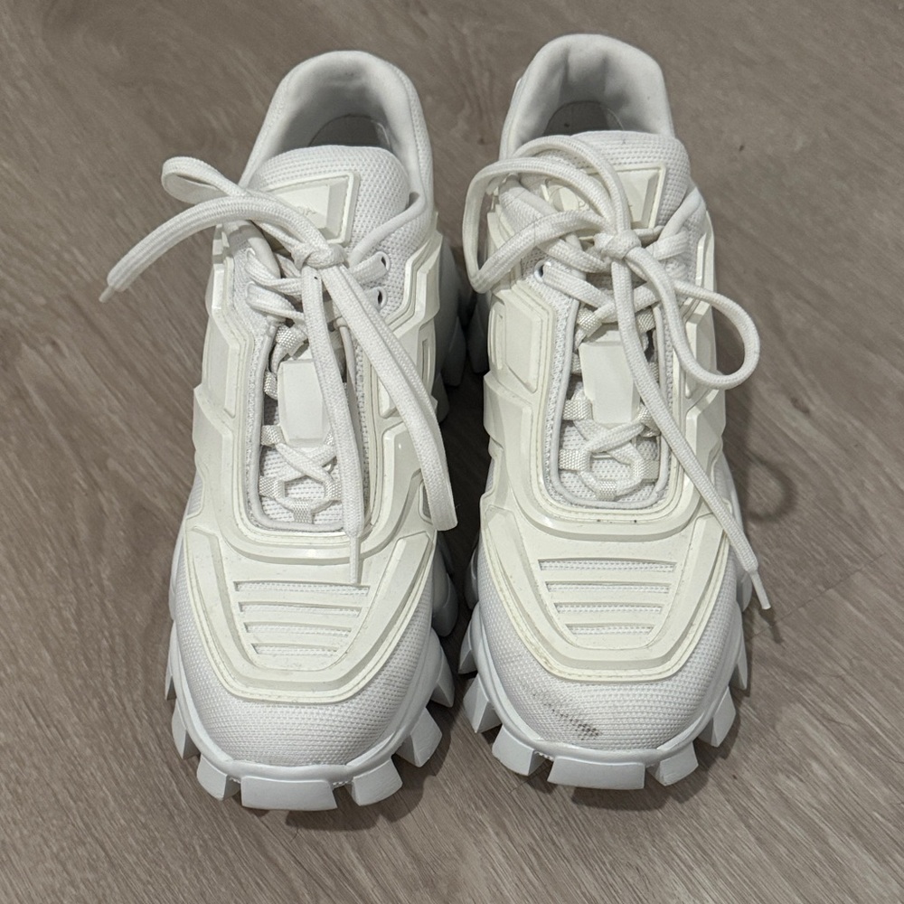 Prada Stylish White Chunky Sneakers